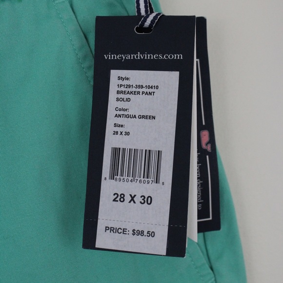 Vineyard Vines Antigua Breaker Pants Flat Front - Picture 7 of 7